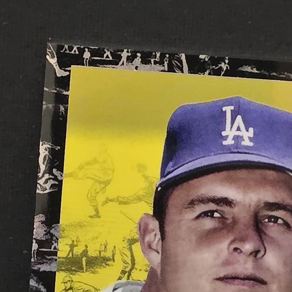 2025 Topps Chrome Platinum Don Drysdale #411 Black‎ Toile /10 LA Dodgers
